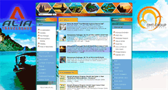 Desktop Screenshot of aliatravel.net